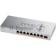Коммутатор Zyxel XMG-108HP-EU0101F (L2) 8x2.5Гбит/с 1SFP+ 8PoE++ 100W неуправляемый