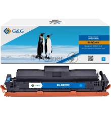 Картридж лазерный G&G GG-W2201X W2201X, голубой (5500стр.) для HP CLJ Pro 4202/MFP 4302