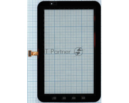 Сенсорное стекло (тачскрин) для Samsung Galaxy Tab P1000, черное