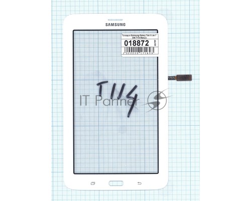 Сенсорное стекло (тачскрин) для Samsung Galaxy Tab 3 Lite 7.0 SM-T114, белое