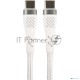 Кабель PERFEO USB C вилка - C вилка, 60W, белый, длина 1 м., POWER (C1104)