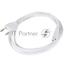 Кабель для аудио-видео техники IEC-320-C7, 2-pin 1,8m, белый, iOpen <ACE023-W-1.8M>