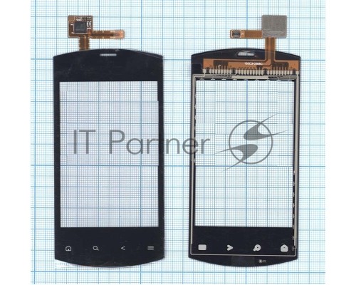 Сенсорное стекло (тачскрин) для Acer Liquid mini E310, черное