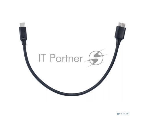 Кабель соединительный Telecom TUS713-0.3M USB3.0 Type-c to Micro B,5Gbps 0.3m