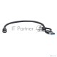 Кабель соединительный Telecom TUS716-0.3M 2-in-1 USB-A/C to Type C,10Gbps, 0.3m