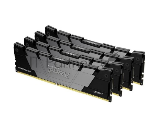Оперативная память Kingston 64Gb DDR4 3200 (4х16Gb) PC25600 DIMM CL16 1.2В FURY Beast Black (KF432C16RB12K4/64)