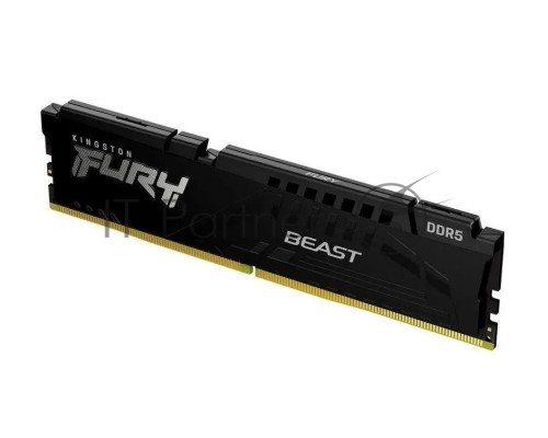 Оперативная память Kingston 8Gb DDR5 6000Mhz  PC48000, DIMM CL36 FURY Beast Black EXPO (KF560C36BBE-8)