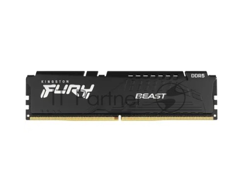 Оперативная память Kingston 8Gb DDR5 6000Mhz  PC48000, DIMM CL36 FURY Beast Black EXPO (KF560C36BBE-8)