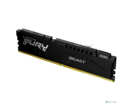 Оперативная память Kingston 8Gb DDR5 6000Mhz  PC48000, DIMM CL36 FURY Beast Black EXPO (KF560C36BBE-8)