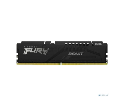 Оперативная память Kingston 8Gb DDR5 6000Mhz  PC48000, DIMM CL36 FURY Beast Black EXPO (KF560C36BBE-8)
