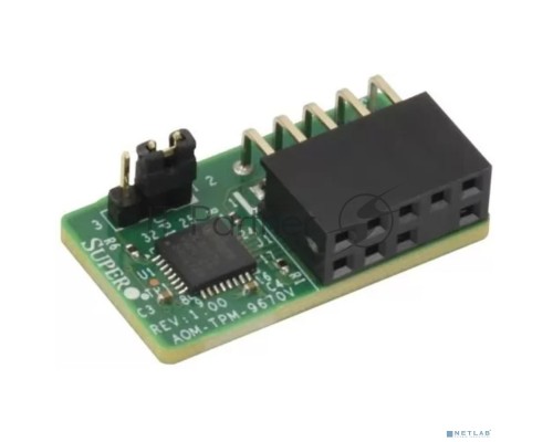 Модуль Supermicro AOM-TPM-9670V, SPI capable TPM 2.0 with Infineon 9670 controller Модуль Supermicro AOM-TPM-9670V, SPI capable TPM 2.0 with Infineon 9670 controller