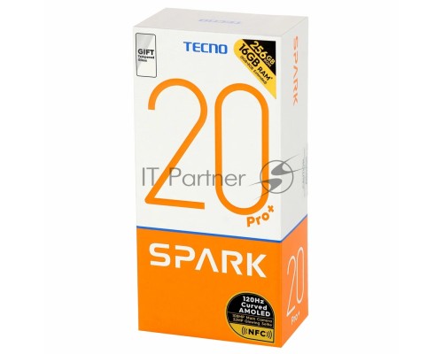 Смартфон Tecno SPARK 20 Pro+, 8/256Gb, черный