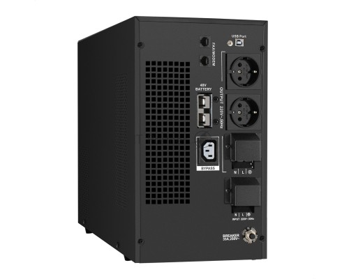 ИБП (инвертор, синус, для котла) ExeGate SineTower SZ-5000.LCD.AVR.2SH.1C13.T.RJ.USB <5000VA/4000W, чистая синусоида, LCD дисплей, AVR, 2*Schuko+1*C13+клеммы, RJ45/11, USB, линейно-интерактивный, внешняя батарея 48В до 200Ач, Black>