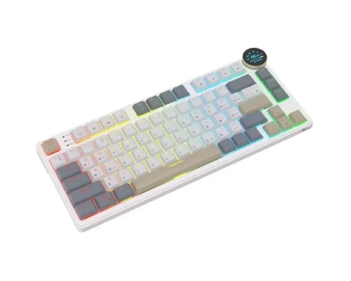 [Клавиатура Royal Kludge] Клавиатура RK N80 беспроводная Pearly Dawn, линейные свитчи RK Red