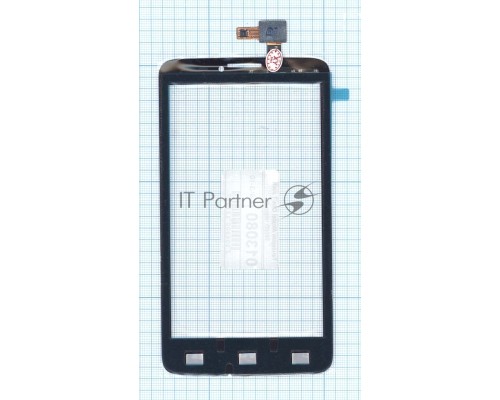Сенсорное стекло (тачскрин) для Alcatel One Touch Scribe Easy 8000D черное