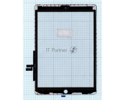 Сенсорное стекло (тачскрин) для Apple iPad 10.2 2020 (A2197) черное
