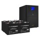 Комплект ИБП EX295991RUS + батарея 55Aч EX285667RUS 4шт (инвертор, синус, для котла) ExeGate SineTower SZ-5000.LCD.AVR.2SH.1C13.T.RJ.USB <5000VA/4000W, чистый синусоида, LCD дисплей, AVR, 2*Schuko+1*C13+клеммы, RJ45/11, USB, линейно-интерактивный, Black>