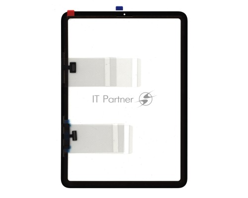 Сенсорное стекло (тачскрин) для Apple iPad Air 10.9 2020 (A2324, A2072, A2316) черное OEM
