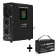 Комплект ИБП EX295996RUS + батарея 100Aч EX282985RUS 1шт (инвертор, синус, для котла, настенный) ExeGate FineSine SX-800.LCD.AVR.2SH <800VA/500W, чистая синусоида, цветной LCD-дисплей, AVR, 2*Schuko, линейно-интерактивный, крепление настенное/универсальн