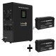 Комплект ИБП EX296002RUS + батарея 120Aч EX282988RUS 2шт (инвертор, синус, для котла, настенный) ExeGate FineSine SX-2500.LCD.AVR.2SH <2500VA/1800W, чистая синусоида, цветной LCD-дисплей, AVR, 2*Schuko, линейно-интерактивный, крепление настенное/универса