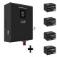 Комплект ИБП EX296005RUS + батарея 26Aч EX282970RUS 4шт (инвертор, синус, для котла, настенный) ExeGate FineSine SX-7000.LCD.AVR.2SH.T <7000VA/5000W, чистая синусоида, цветной LCD-дисплей, AVR, 2*Schuko+клеммы, линейно-интерактивный, крепление настенное,