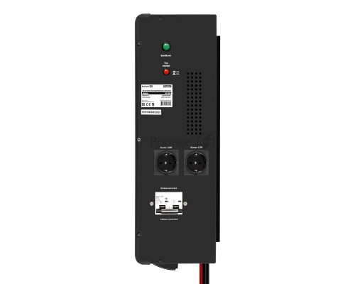 Комплект ИБП EX296005RUS + батарея 26Aч EX282970RUS 4шт (инвертор, синус, для котла, настенный) ExeGate FineSine SX-7000.LCD.AVR.2SH.T <7000VA/5000W, чистая синусоида, цветной LCD-дисплей, AVR, 2*Schuko+клеммы, линейно-интерактивный, крепление настенное,