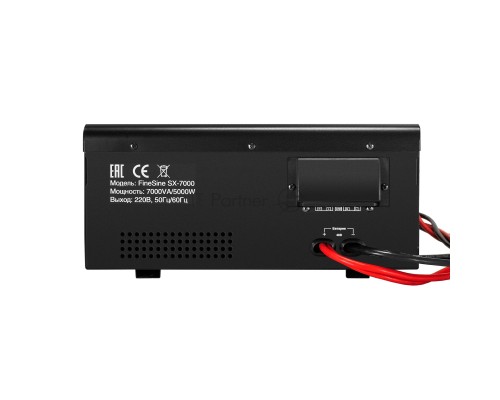 Комплект ИБП EX296005RUS + батарея 26Aч EX282970RUS 4шт (инвертор, синус, для котла, настенный) ExeGate FineSine SX-7000.LCD.AVR.2SH.T <7000VA/5000W, чистая синусоида, цветной LCD-дисплей, AVR, 2*Schuko+клеммы, линейно-интерактивный, крепление настенное,