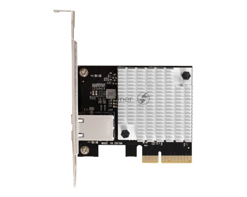 Сетевой адаптер ExeGate EXE-107S (PCI-E x4 v3.0, 1xRJ45, UTP 100Mbps/1000Mbps/2.5Gbps/10Gbps Marvell AQC107S)