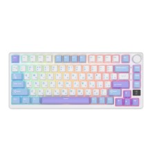 Клавиатура RK-M75 беспроводная Taro Milk, линейные свитчи RK Silver