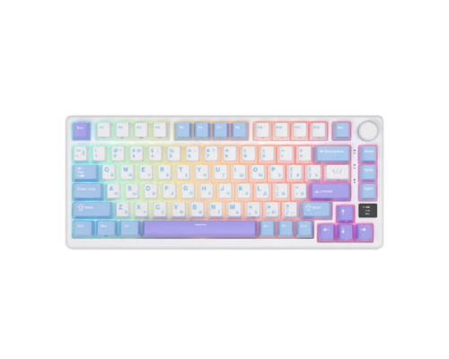 [Клавиатура Royal Kludge] Клавиатура RK-M75 беспроводная Taro Milk, линейные свитчи RK Silver