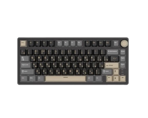 [Клавиатура Royal Kludge] Клавиатура R75 проводная Phantom, линейные свитчи RK Silver