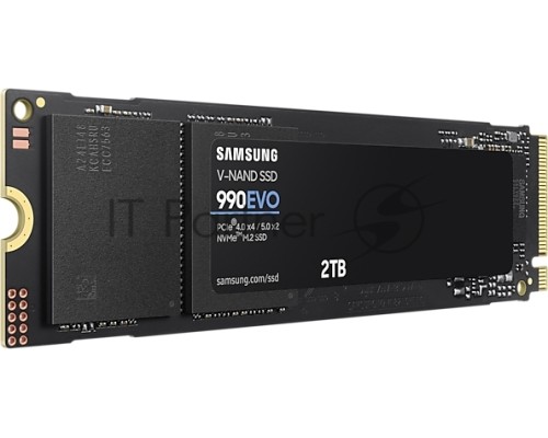 Накопитель SSD Samsung 990 EVO 2TB  M.2 MZ-V9E2T0BW NVMe 2.0, PCIe 4.0 x4, V-NAND TLC