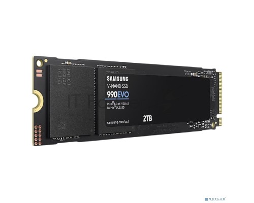 Накопитель SSD Samsung 990 EVO 2TB  M.2 MZ-V9E2T0BW NVMe 2.0, PCIe 4.0 x4, V-NAND TLC