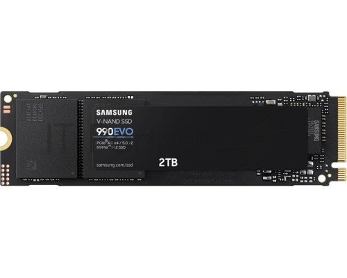 Накопитель SSD Samsung 990 EVO 2TB  M.2 MZ-V9E2T0BW NVMe 2.0, PCIe 4.0 x4, V-NAND TLC