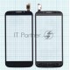 Сенсорное стекло (тачскрин) для Alcatel Pop S7 7045Y, черное