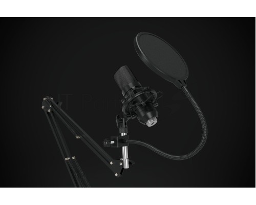 Микрофон проводной Оклик SM-600G 2.5м черный