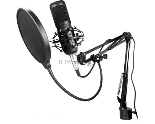 Микрофон проводной Оклик SM-600G 2.5м черный