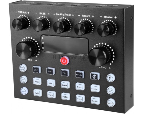 Микрофон проводной Оклик SM-600G 2.5м черный