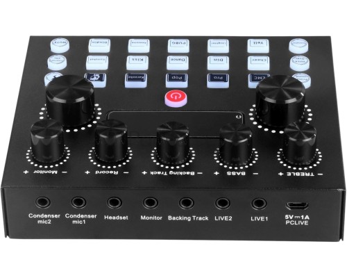 Микрофон проводной Оклик SM-600G 2.5м черный
