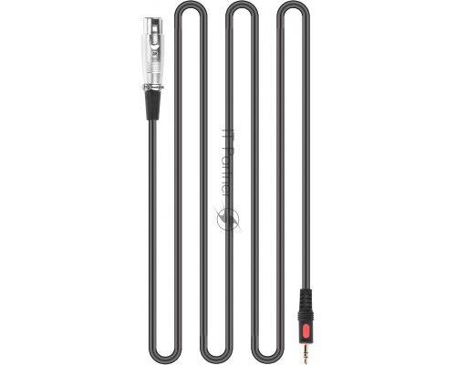 Микрофон проводной Оклик SM-600G 2.5м черный