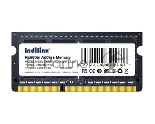 Оперативная память Indillinx 4GB DDR3 1600 SODIMM IND-ID3N16SP04X INDILINX