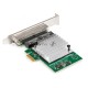Сетевой адаптер ExeGate EXE-564 (PCI-E x1 v2.0, 4xRJ45, UTP 10/100/1000Mbps, Realtek Chipset RTL8111H+ASM1184e)