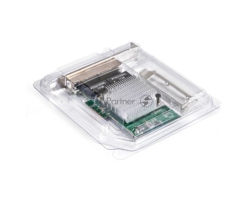 Сетевой адаптер ExeGate EXE-564 (PCI-E x1 v2.0, 4xRJ45, UTP 10/100/1000Mbps, Realtek Chipset RTL8111H+ASM1184e)