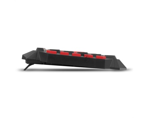 Клавиатура ExeGate Multimedia Professional Standard LY-505M (USB, полноразмерная, влагозащищенная, 114кл., Enter большой, 8 красных клавиш, мультимедиа, длина кабеля 1,5м, черная, Color Box)
