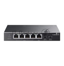 Настольный коммутатор TP-Link TL-SG1005P-PD с 5 гиг. портами (1 порт с входящим PoE++, 4 порта с исходящим PoE+), бюджет PoE: 9, 21, 47 или 66 Вт (зависит от используемого стандарта входящего PoE)