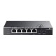 Настольный коммутатор TP-Link TL-SG1005P-PD с 5 гиг. портами (1 порт с входящим PoE++, 4 порта с исходящим PoE+), бюджет PoE: 9, 21, 47 или 66 Вт (зависит от используемого стандарта входящего PoE)