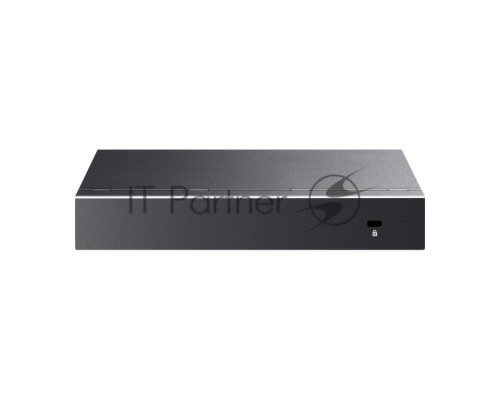Настольный коммутатор TP-Link TL-SG1005P-PD с 5 гиг. портами (1 порт с входящим PoE++, 4 порта с исходящим PoE+), бюджет PoE: 9, 21, 47 или 66 Вт (зависит от используемого стандарта входящего PoE)