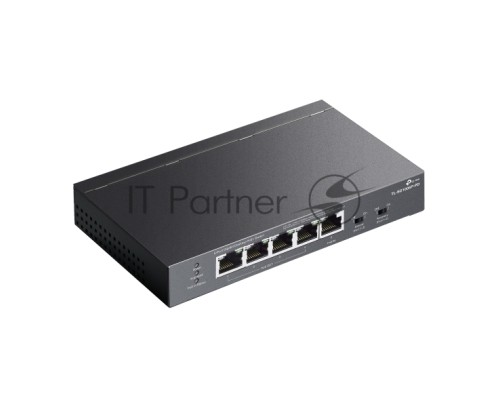 Настольный коммутатор TP-Link TL-SG1005P-PD с 5 гиг. портами (1 порт с входящим PoE++, 4 порта с исходящим PoE+), бюджет PoE: 9, 21, 47 или 66 Вт (зависит от используемого стандарта входящего PoE)