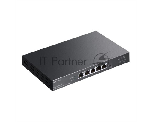 Настольный коммутатор TP-Link TL-SG105PP-M2 с 5 портами 2,5 Гбит/с (4 порта PoE++), 802.3af/at/bt 3-го типа, бюджет PoE — 123 Вт, стальной настольный корпус