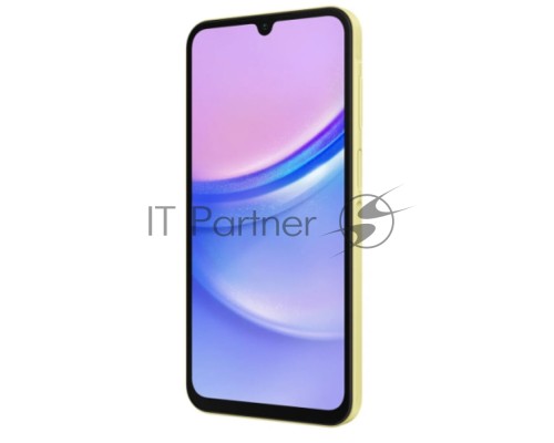Смартфон Samsung Galaxy A15 SM-A155/128 Гб RAM 4Гб желтый/Dual SIM SM-A155FZYDMEA